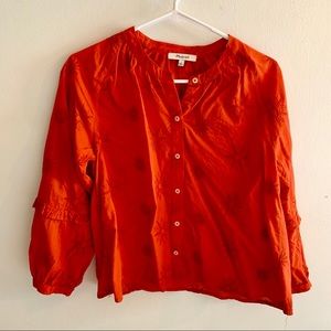 Madewell Embroidered Blouse